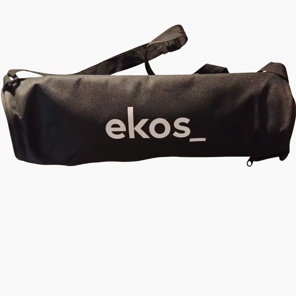Ekos Black Travel Carrying Case Insulated Bottle Bag Adjustable Strap